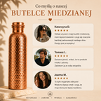 Miedziana Butelka – Doyva™ | Naturalnie Oczyszczona Woda, Bez Plastiku