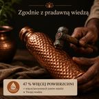 Miedziana Butelka – Doyva™ | Naturalnie Oczyszczona Woda, Bez Plastiku